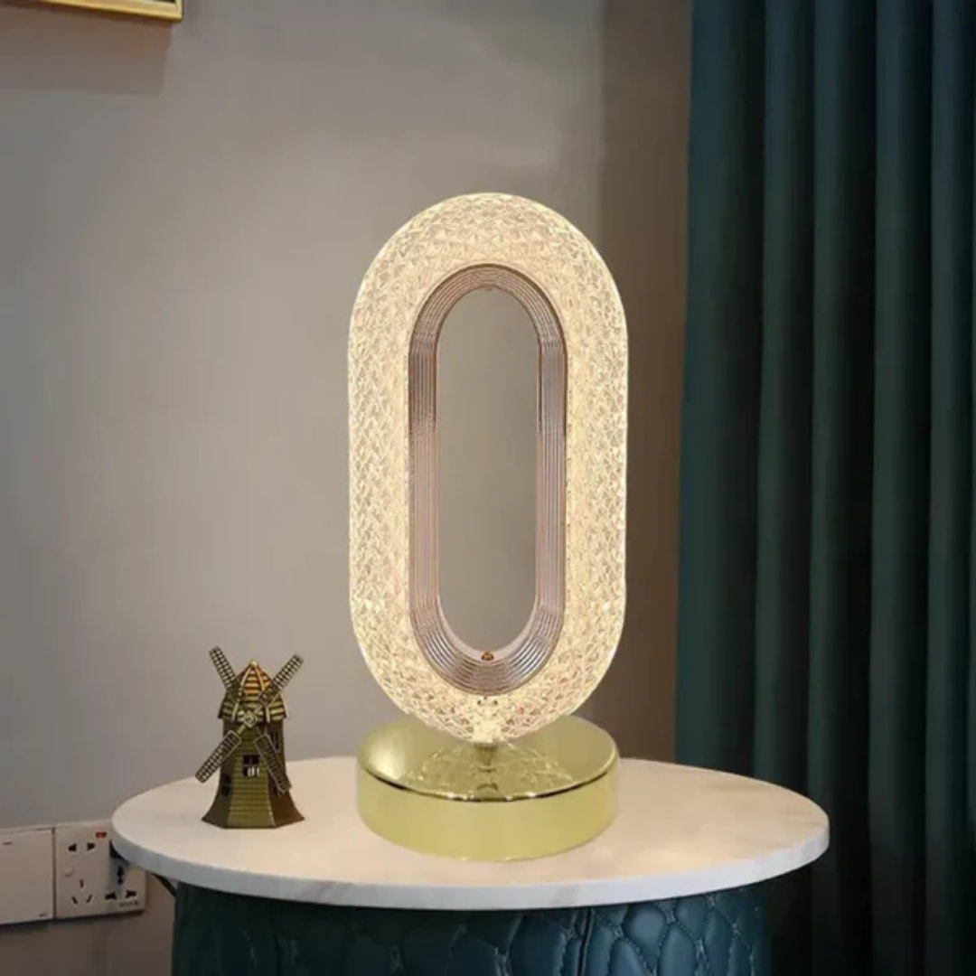 USB Powered Acrylic Table Lamp for Kids Bedroom